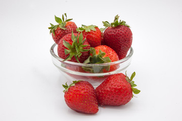 strawberries in a bowl
