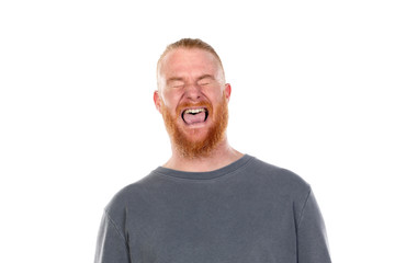 Obraz premium Redhead man