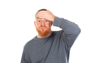 Obraz premium Redhead man