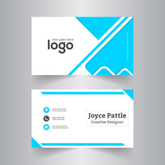 Creative business card design template.
