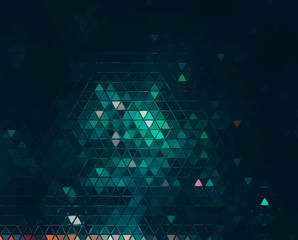 Triangle mosaic futuristic texture Hexagonal Tiling Regular Polygon Tessellation