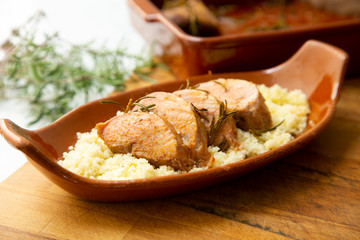 
baked pork tenderloin with rosemary