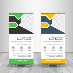 Roll-up for exhibitions, banner for seminar, layout for placement of photos. Universal stand for conference.	