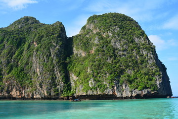 Fototapeta na wymiar Maya Bay Ko Phi Phi Leh Thaïlande Asie