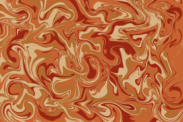 Marble textured in brown, orange, red color background (Vector)