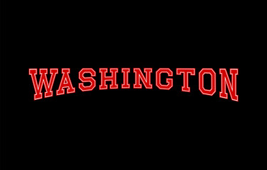 Washington typography design elements