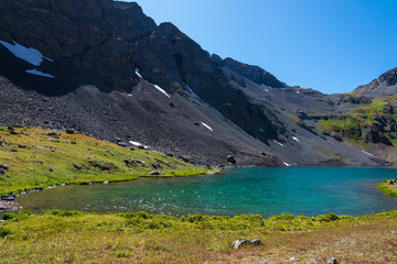 Clear lake, San Juan National Forest