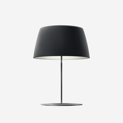 modern realistic black color lamp