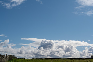 dramatic clouds