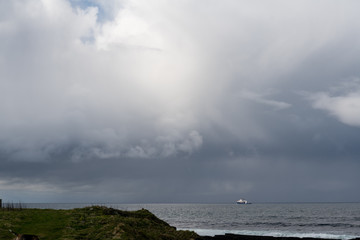 dramatic clouds