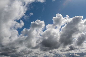 dramatic clouds