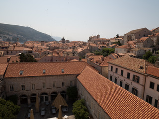 Vistas de Dubrovnik desde las murallas de la ciudad
