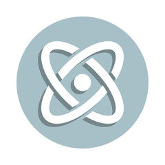 Laboratory, science badge icon. Simple glyph, flat vector of laboratory icons for ui and ux, website or mobile application