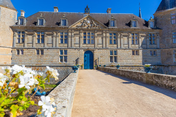 17 September 2019. Sully Castle in Burgundy, France.