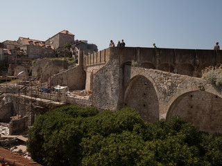 Obraz premium Vistas desde la muralla de Dubrovnik