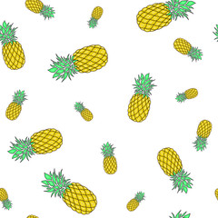 pineapple seamless pattern