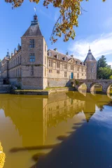 Deurstickers 17 September 2019. Sully Castle in Burgundy, France. © elitravo
