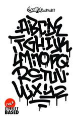 Urban art graffiti style, lettering, font elements and more