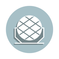 Music festival, electric, light, lamp badge icon. Simple glyph, flat vector of music festival icons for ui and ux, website or mobile application