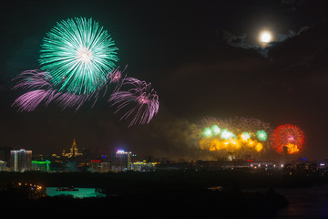  Fireworks on the 70th Victory Day on Red Square on May 9