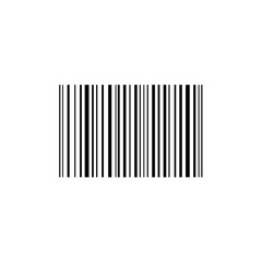 Barcode icon vector illustration isolated on white
