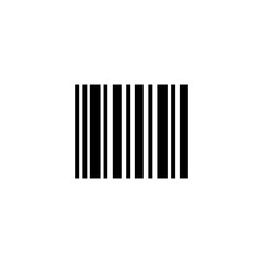 Barcode icon vector illustration isolated on white
