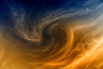 Cirrus Sky Clouds abstract  moody dramatic nature texture