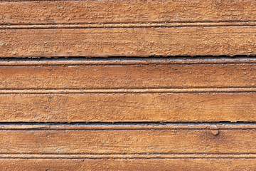 Close-up brown wooden boards planks. Background image