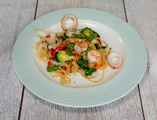 Thai Food Mixed Dishes Wide Selection