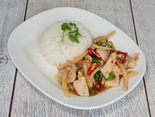 Thai Food Mixed Dishes Wide Selection