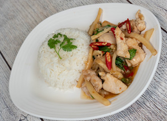 Thai Food Mixed Dishes Wide Selection