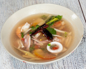 Thai Food Mixed Dishes Wide Selection