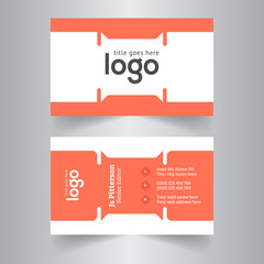 Clean & Creative Modern Business card template Design
