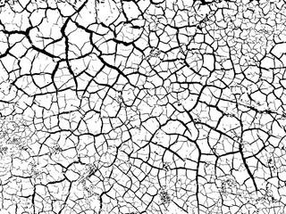  Background from cracks, scratches,  chips. Vintage old surface dirty walls. Grunge texture black and white