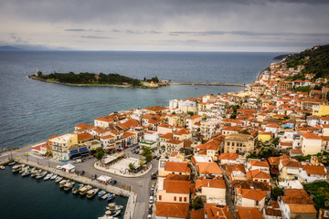 Naklejka premium Gytheio or Gythio at Mani peninsula, Greece