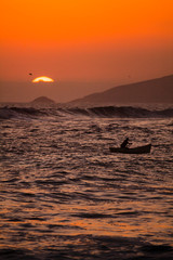 Entardecer na Playa Caballeros - Punta Hermosa - Peru