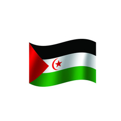 Sahrawi Arab Democratic Republic  
 flag. Simple vector Sahrawi Arab Democratic Republic   flag