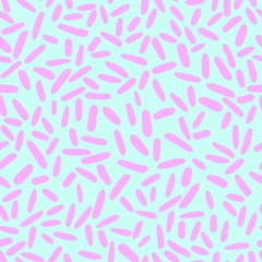 Green cucumber seamless pattern on blue background, Pop art.