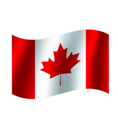 Canada  flag. Simple vector Canada 
 flag