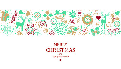 christmas card with the inscription