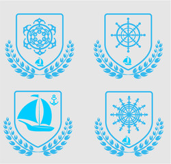 nautical graphic design vector art