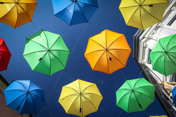 Fototapeta na wymiar parapluie coloré