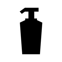 Hand sanitizer for soap or antibacterial gel icon vectorHand Sanitizer Bottle Vector