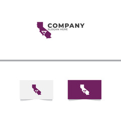 California Wine Logo Design Template