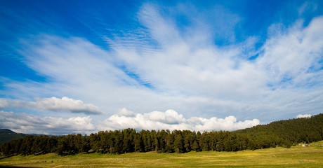 landscape with clouds