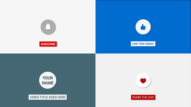 Dynamic Intro with Social Media Icons