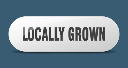locally grown button. locally grown sign. key. push button.