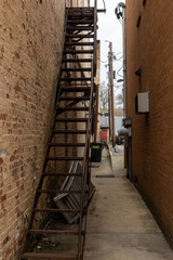stairs in an alley