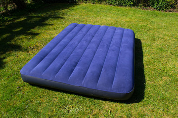 Air mattress for outdoor recreation and the lake.