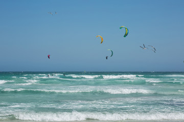  kite surfing competition in Cape of Good Hope